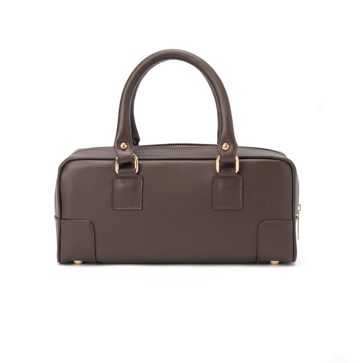 Brava — Padlock Mini Tote- Brown