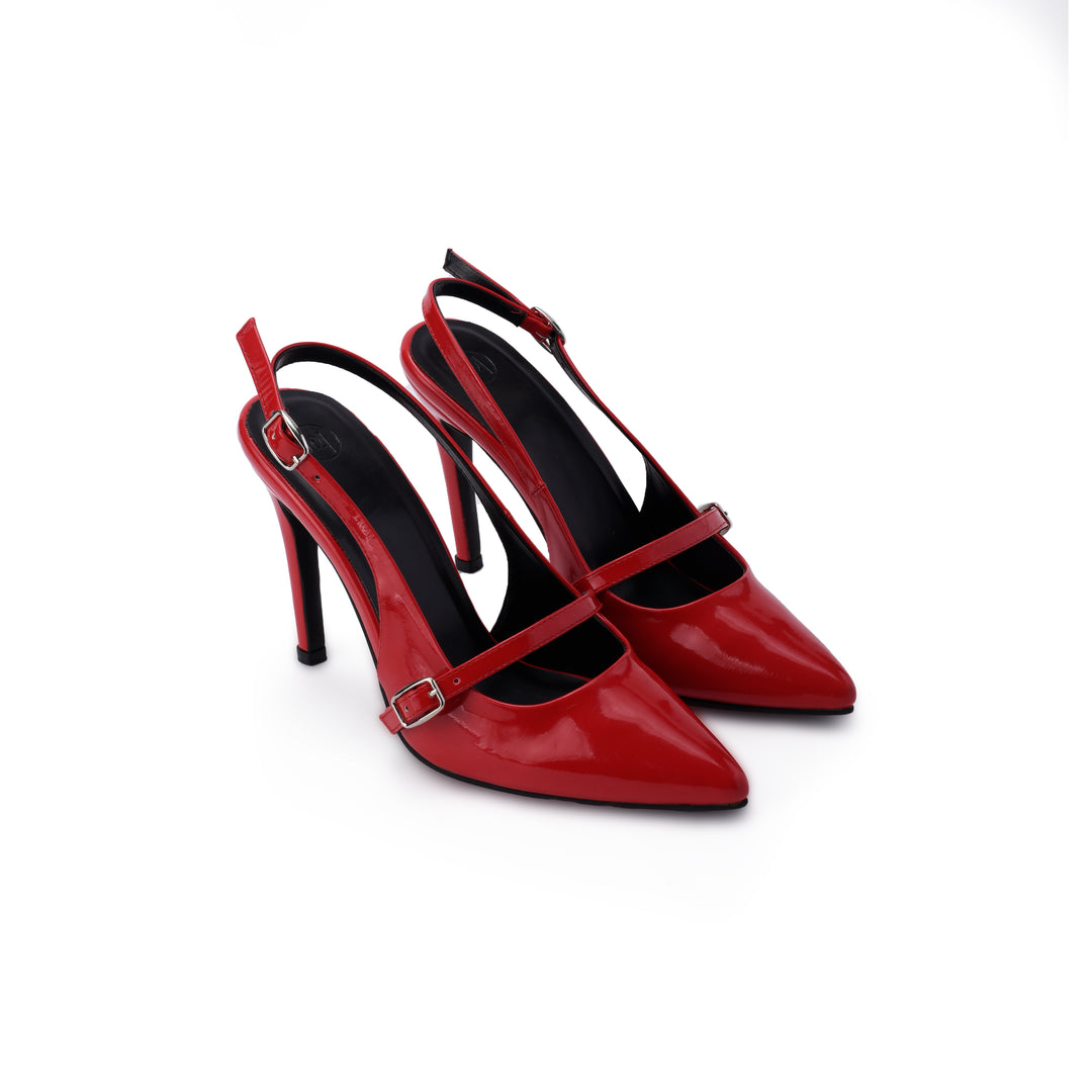 Brava Red Slingbacks Stiletto