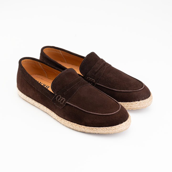 Brava Penny Loafer Brown Suede - Buy1 Get1