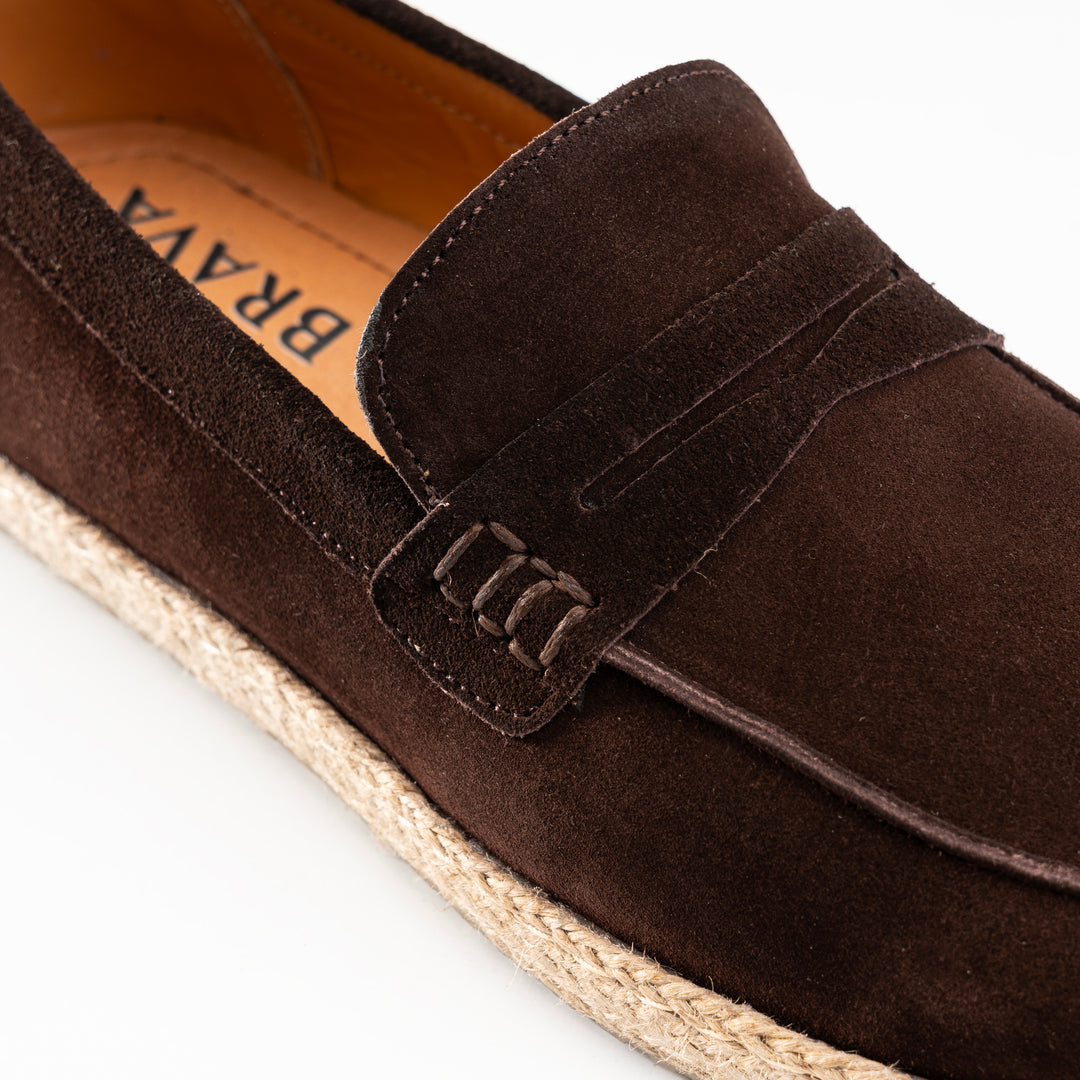 Brava Penny Loafer Brown Suede - Buy1 Get1