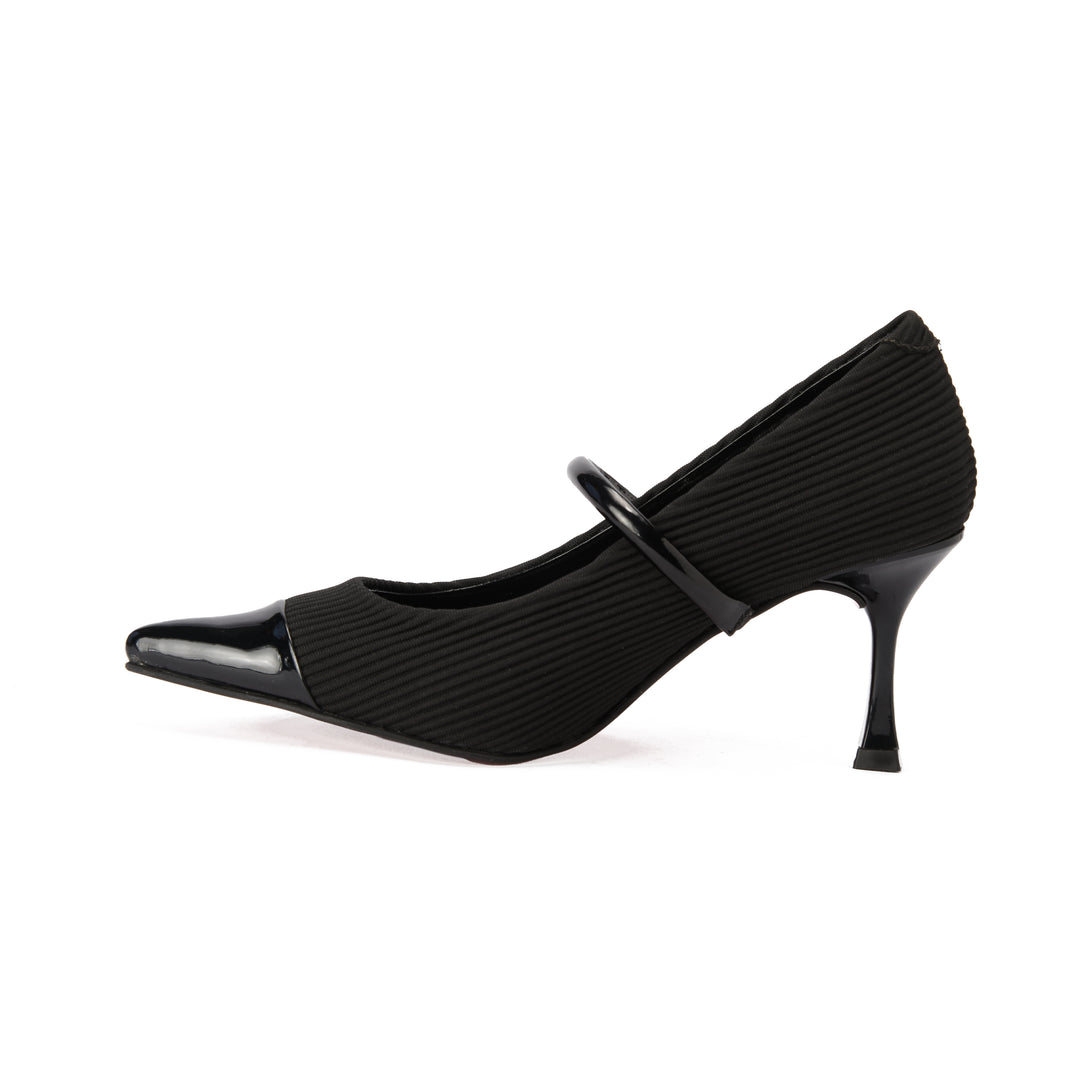 Brava — Cap-Toe Mary Jane- Black