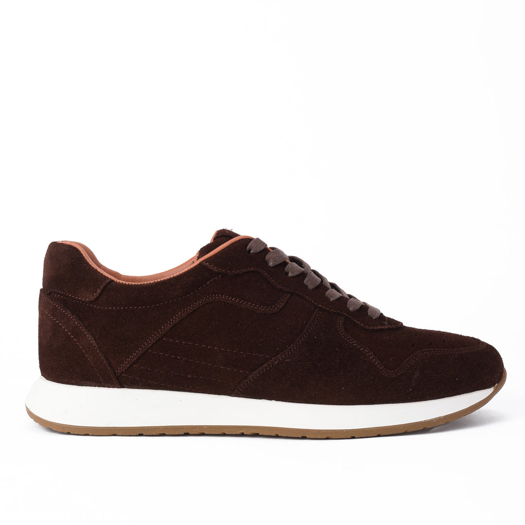 Brava Brown Brogue Suede Sneaker - Buy1 Get1