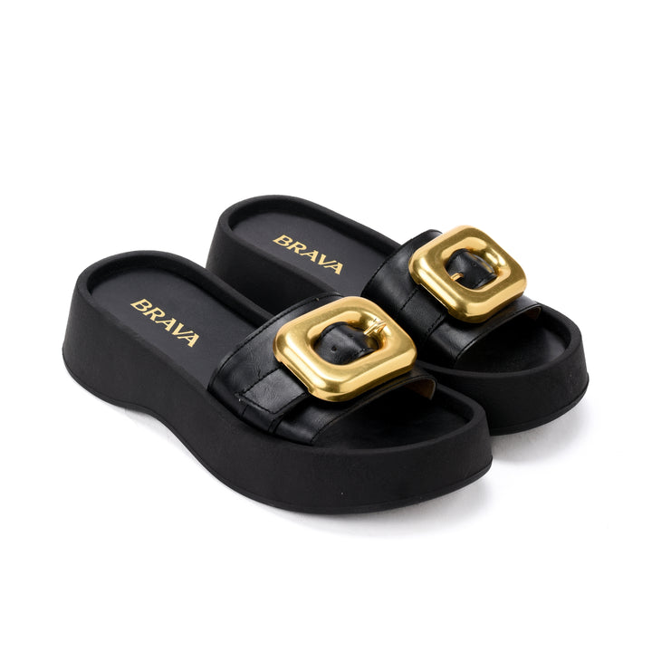 Brava Black Chérie Slide - Buy1 Get1