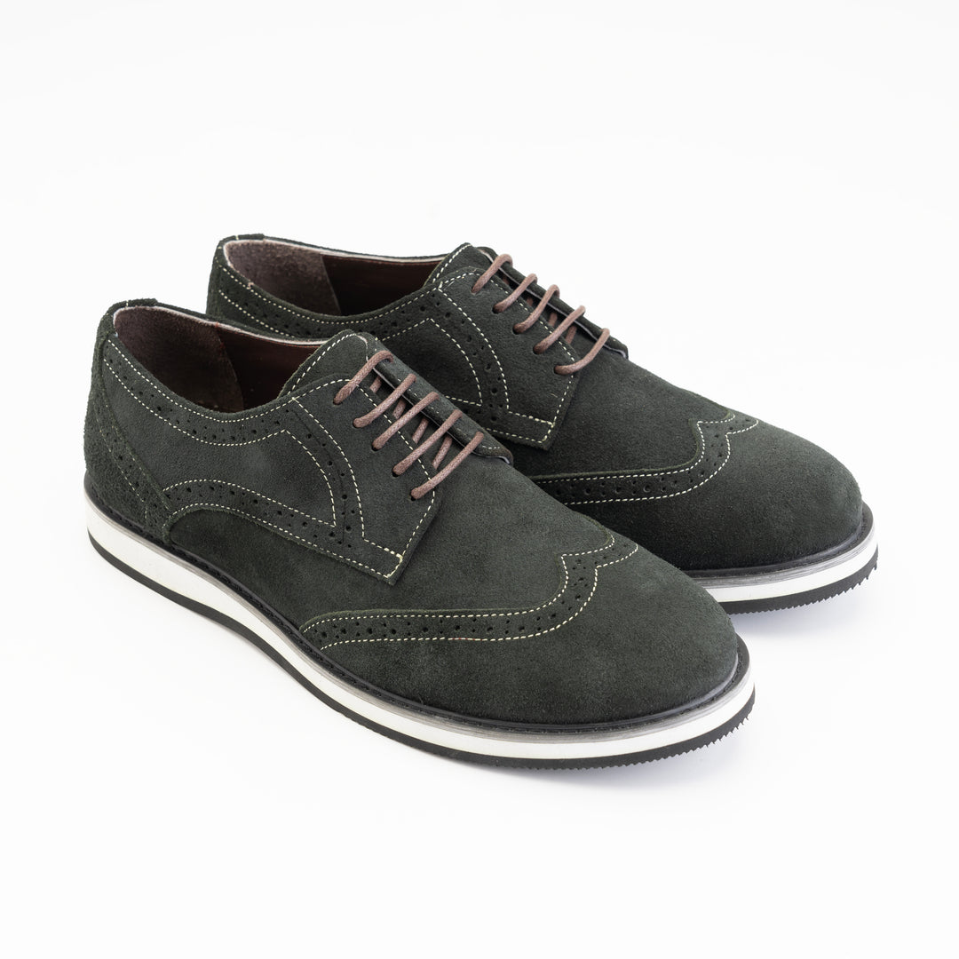Brava Derby Olive Suede - Buy1 Get1