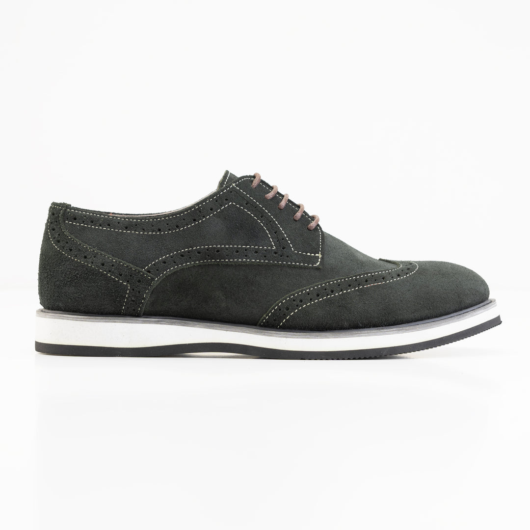 Brava Derby Olive Suede - Buy1 Get1
