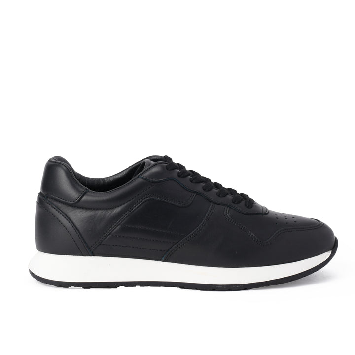 Brava Black Brogue Leather Sneaker - Buy1 Get1