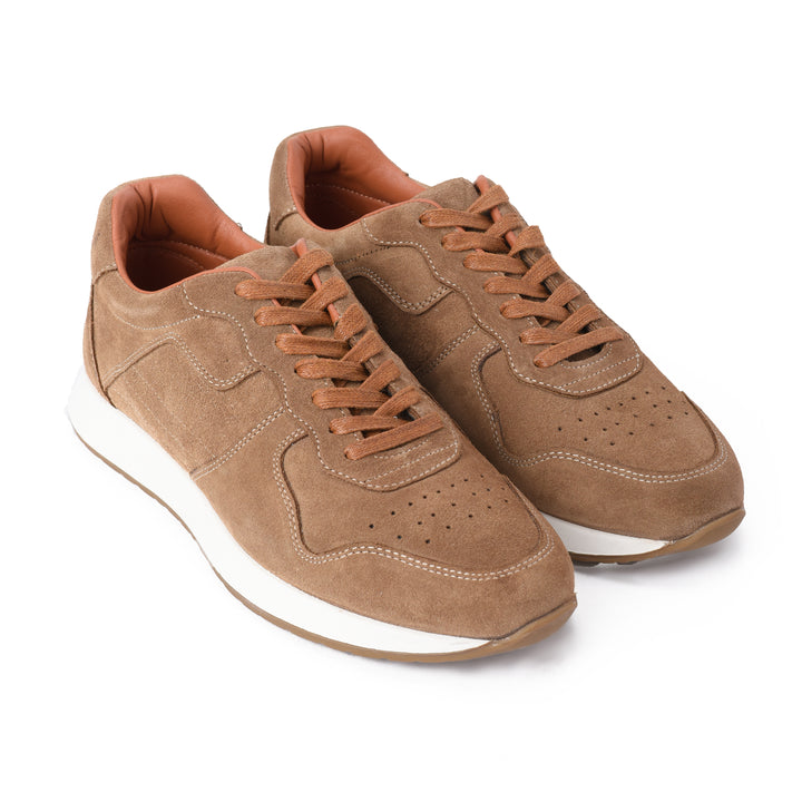 Brava Cafe Brogue Suede Sneaker - Buy1 Get1