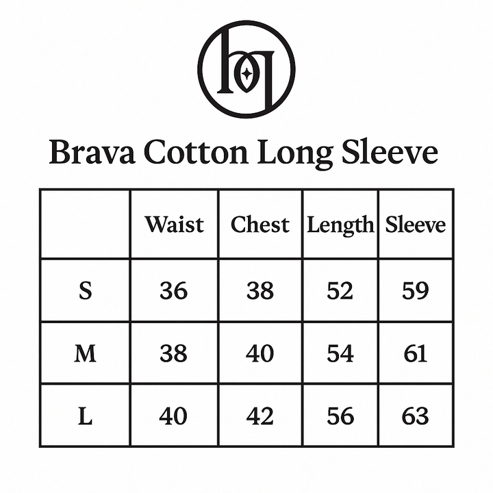 Petroleum Cotton Round Neck - Long Sleeve