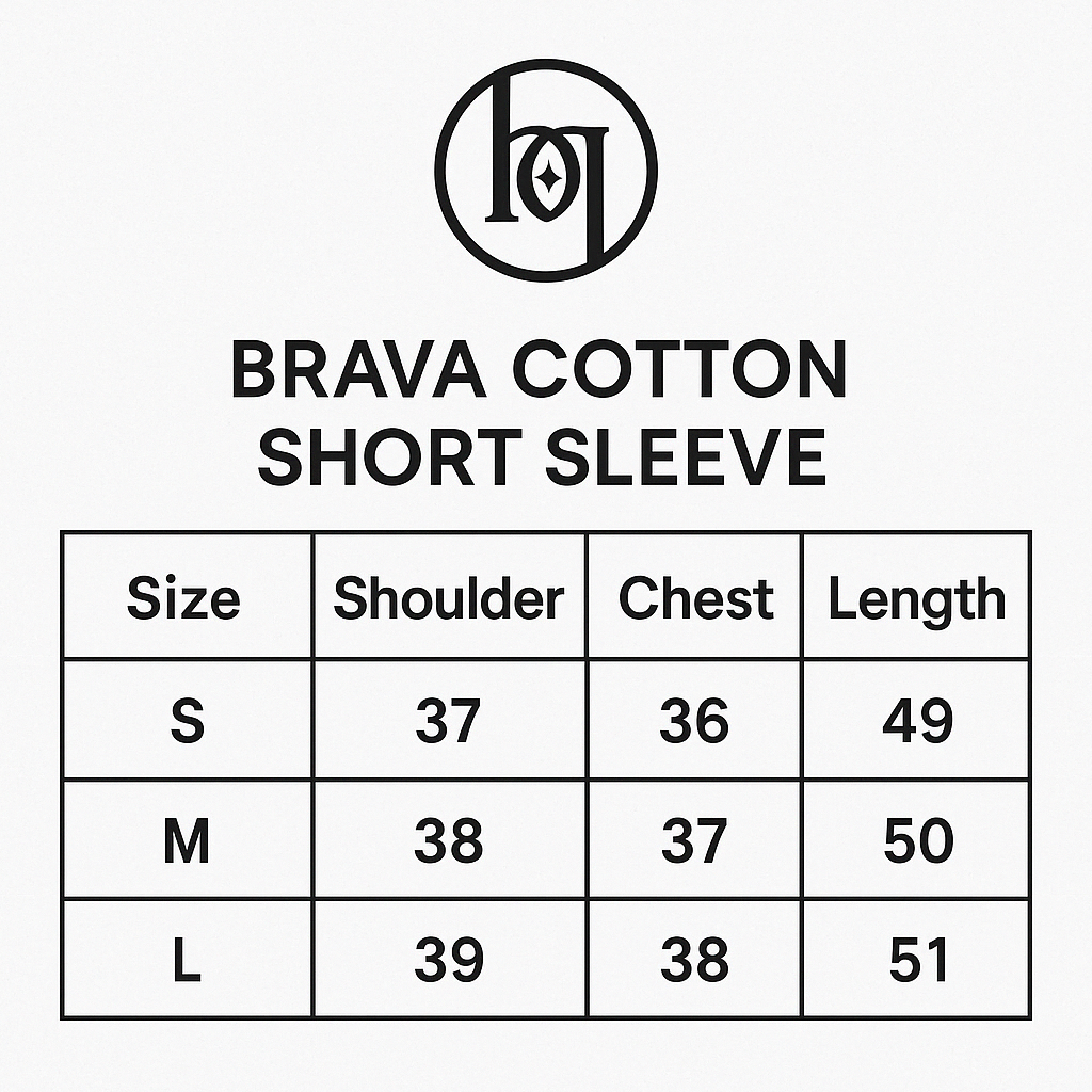 Petroleum Cotton Round Neck - Short Sleeve