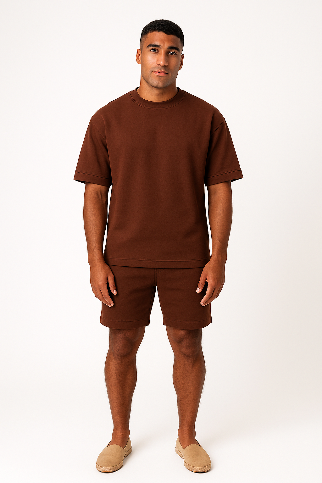 Brava Compact Brown Cotton Set - Buy1 Get1