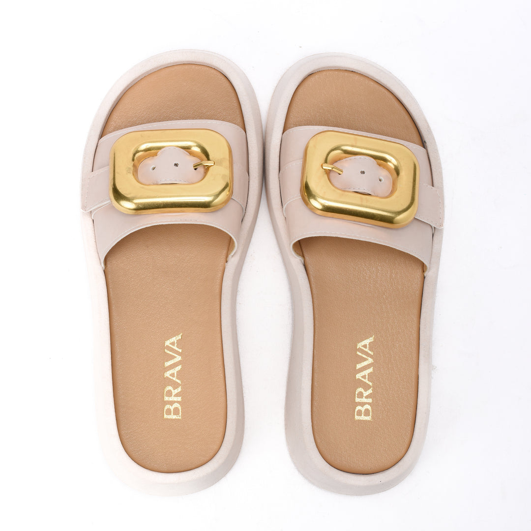 Brava Beige Chérie Slide - Buy1 Get1
