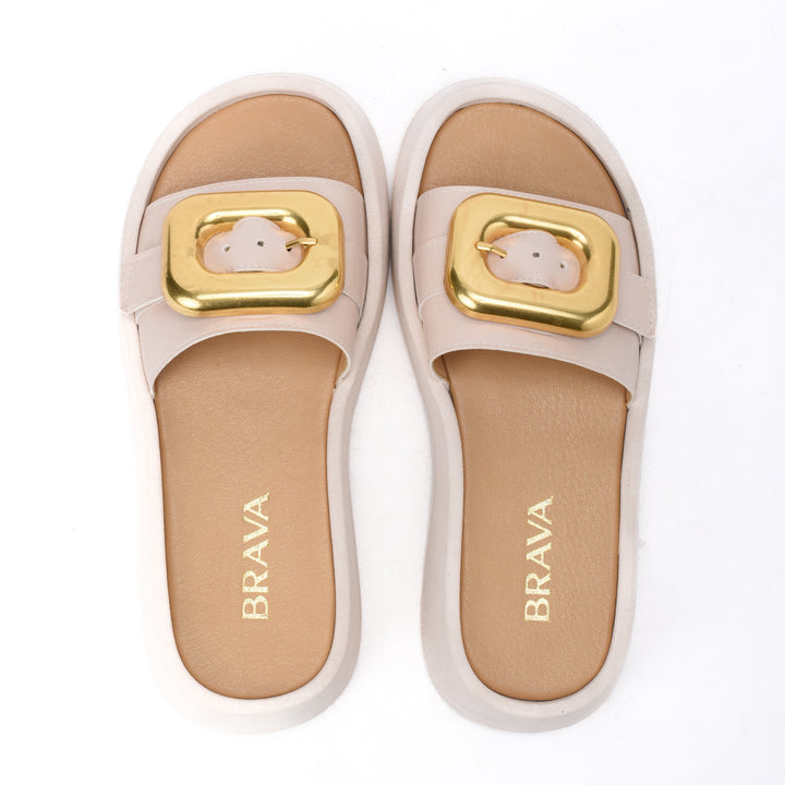 Brava Beige Chérie Slide - Buy1 Get1