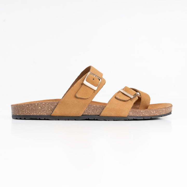Double Buckled Toe Slipper Kiwi - Buy1 Get1