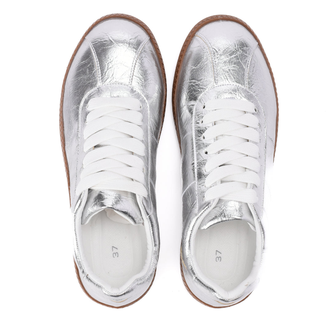 Silver Glitter Sneaker