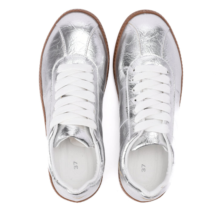 Silver Glitter Sneaker