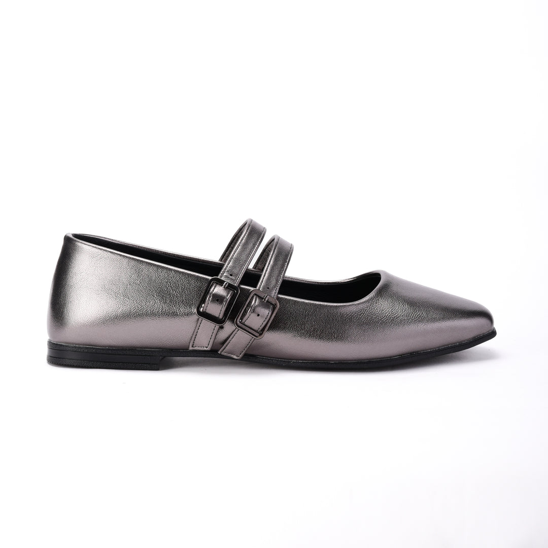 Brava Bella Silver Mary Jane - Buy1 Get1