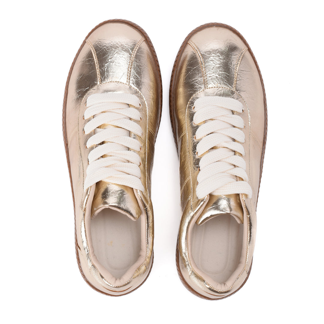 Gold Glitter Sneaker