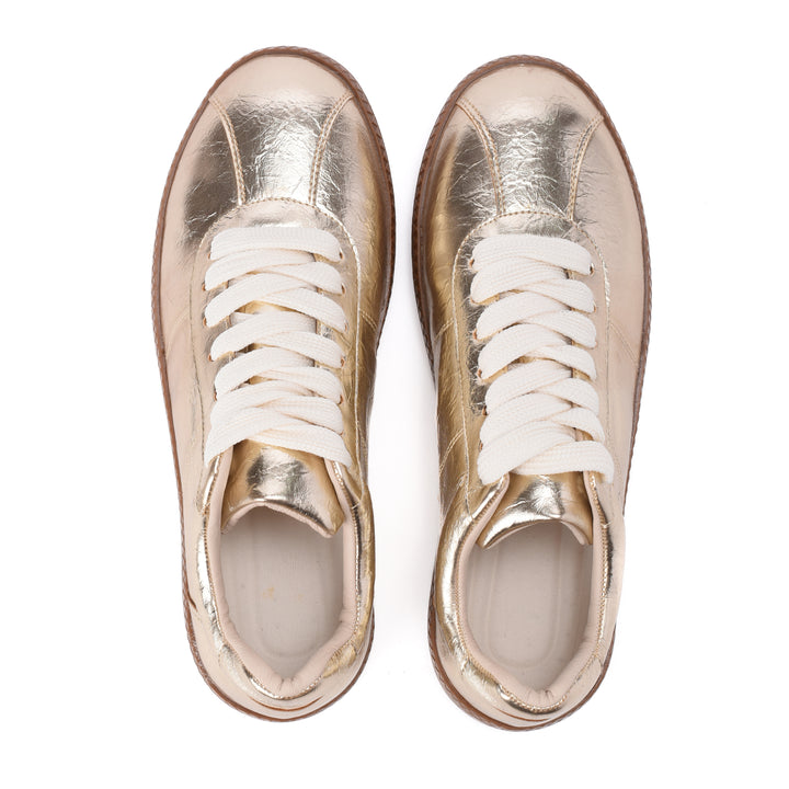 Gold Glitter Sneaker