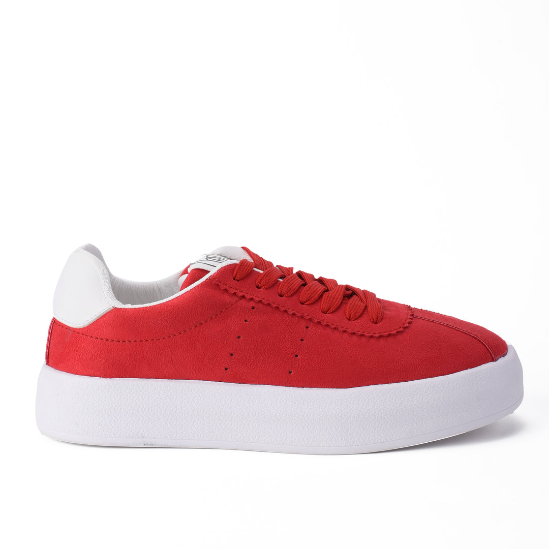 Brava Red Suede Fusion Sneaker