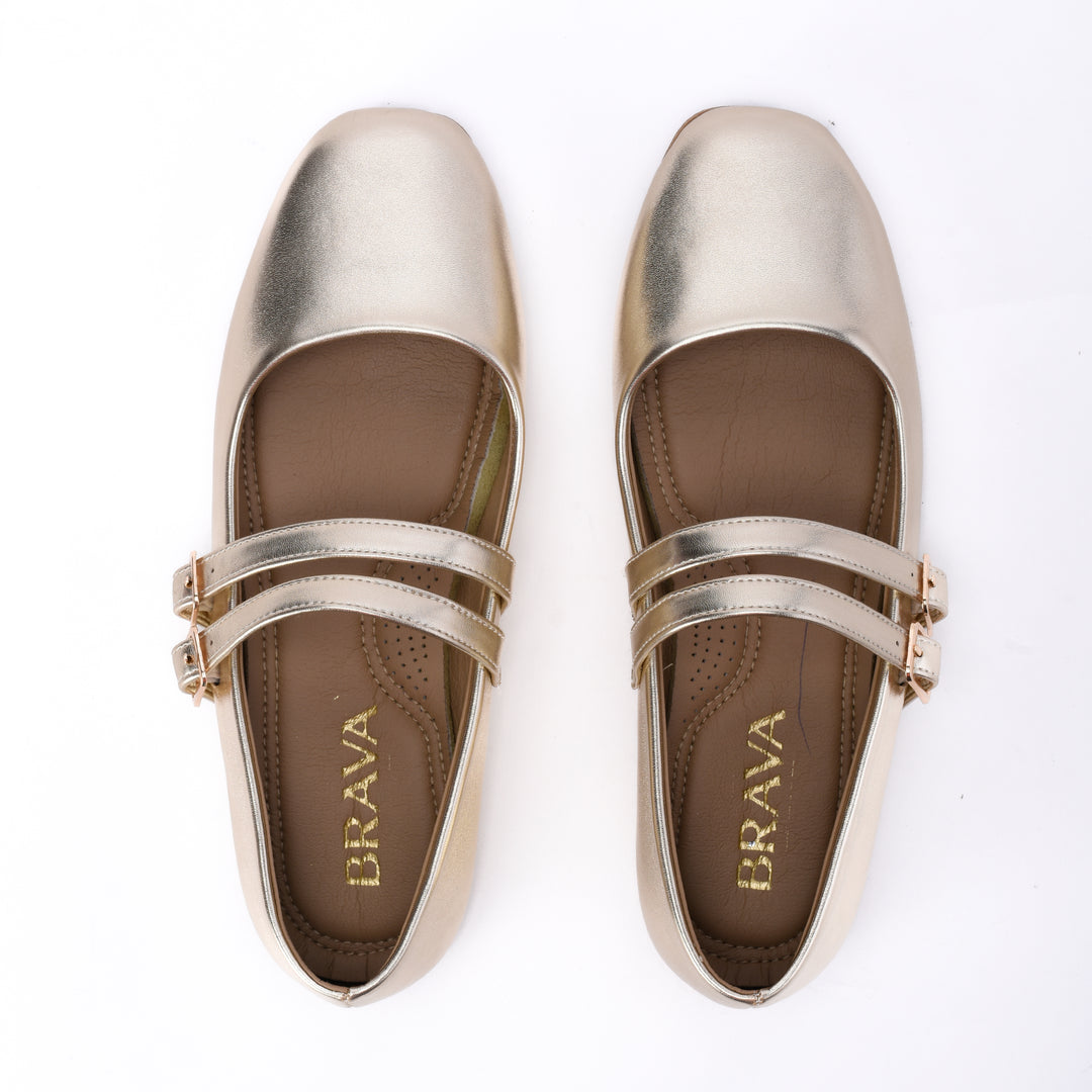 Brava Bella Golden Mary Jane - Buy1 Get1