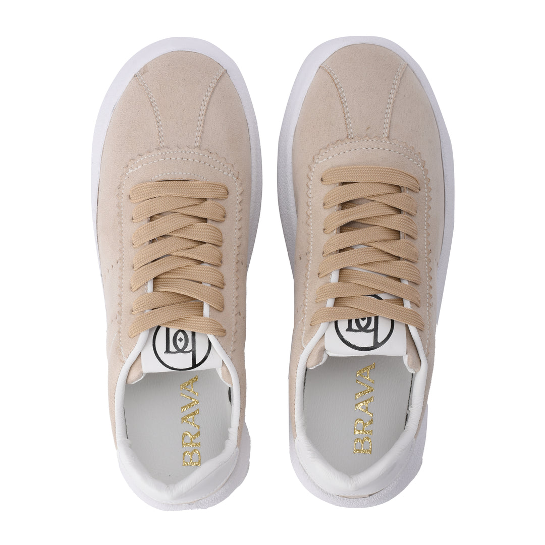 Brava Beige Suede Fusion Sneaker