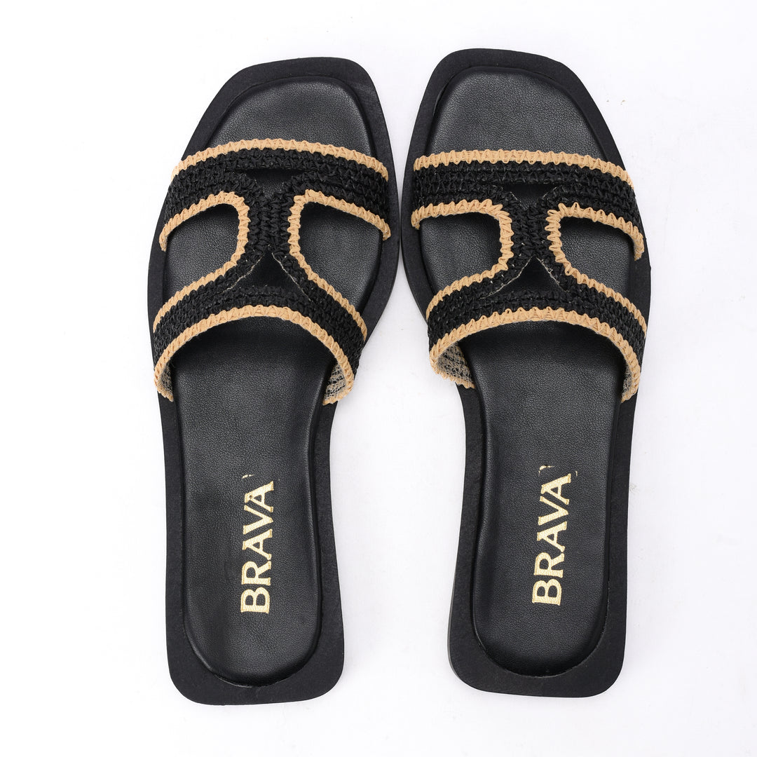 Brava Black Tierra Slide - Buy1 Get1
