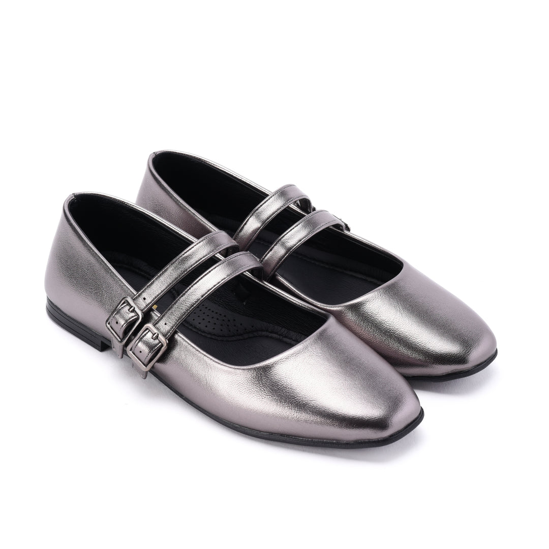 Brava Bella Silver Mary Jane - Buy1 Get1