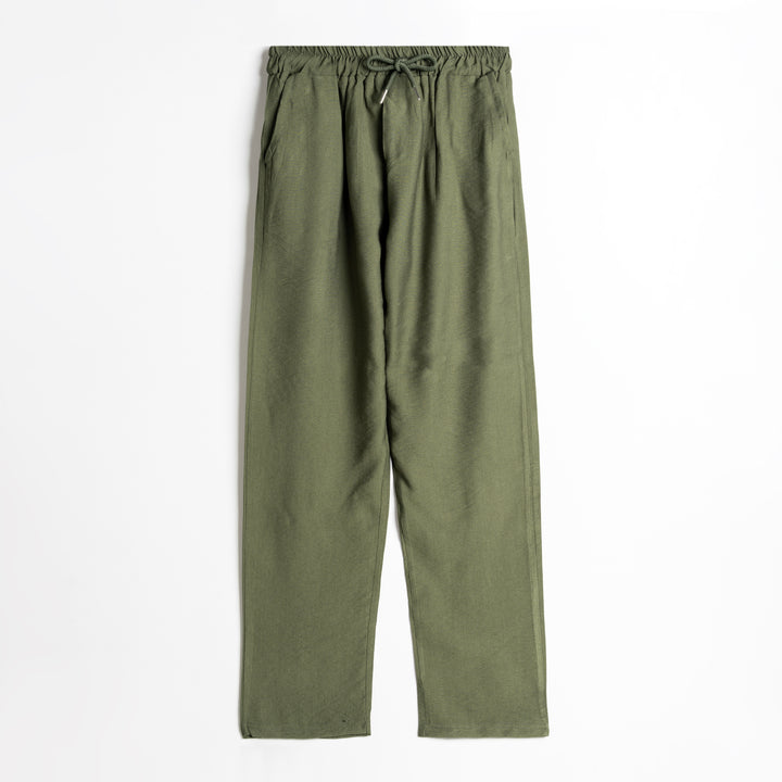 Brava Olive Linen Pants  (Buy1 Get1)