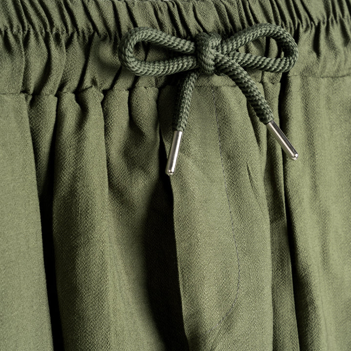 Brava Olive Linen Pants  (Buy1 Get1)