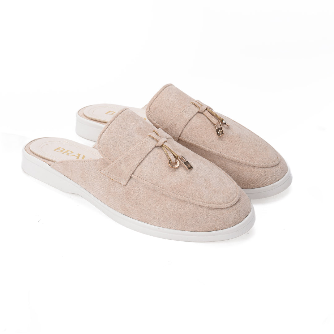 Brava | El Hayah Mule - Beige - Buy1 Get1