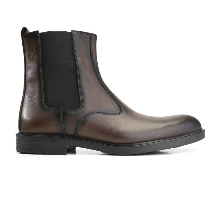 Brava Plain Toe Brownish Half Boot
