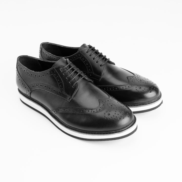 Brava Derby Black Leather - Buy1 Get1