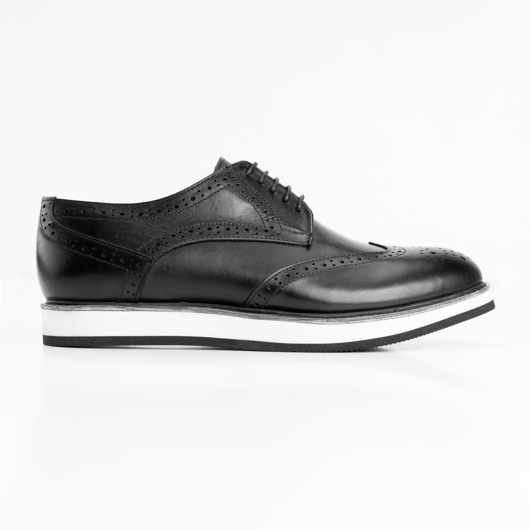 Brava Derby Black Leather - Buy1 Get1