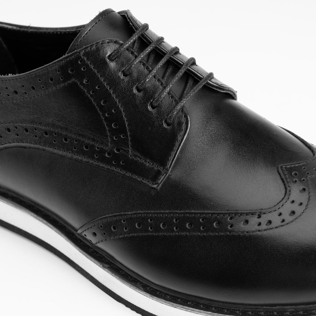 Brava Derby Black Leather - Buy1 Get1