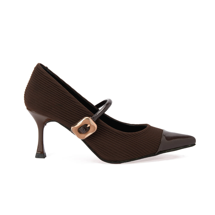 Brava — Cap-Toe Mary Jane- Brown