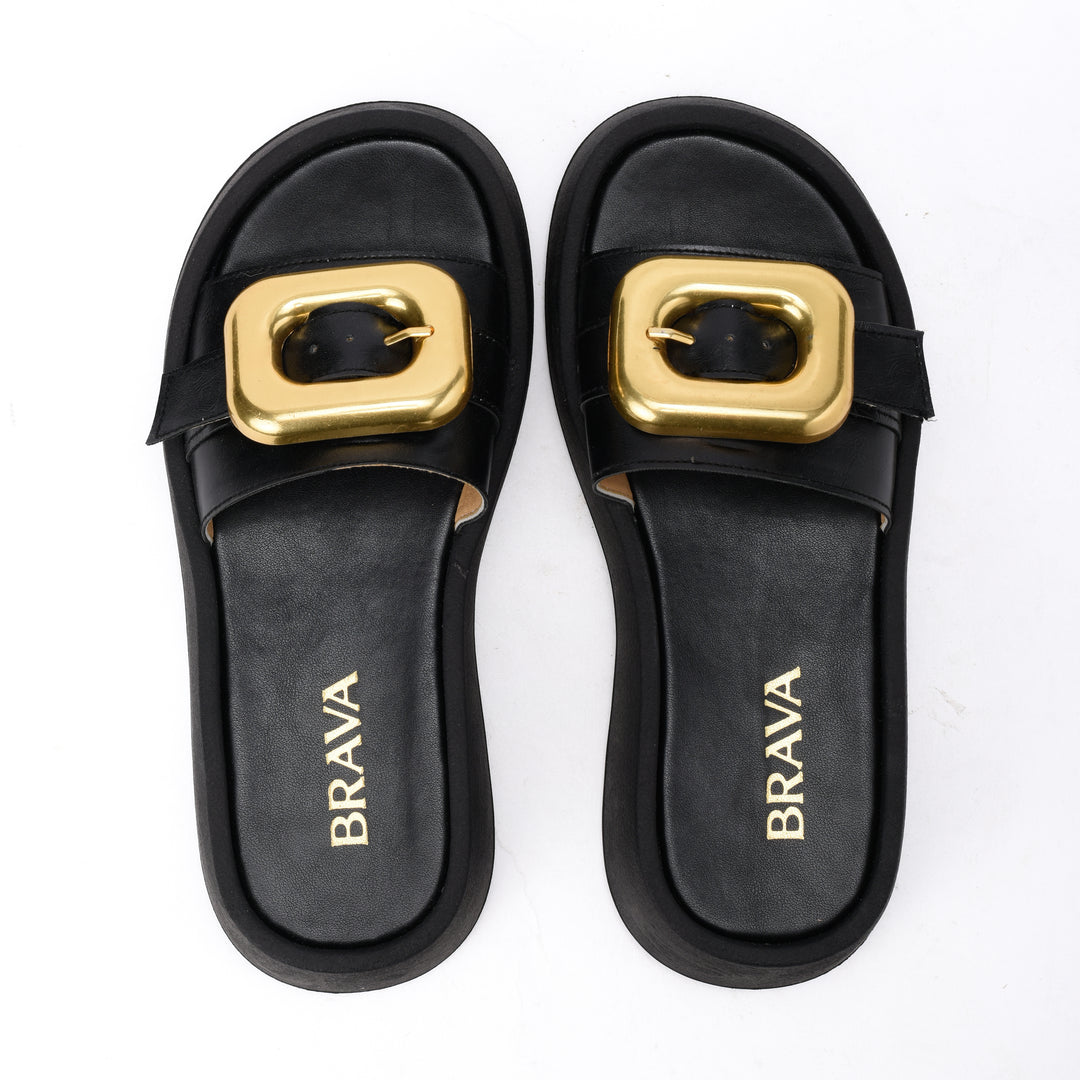 Brava Black Chérie Slide - Buy1 Get1