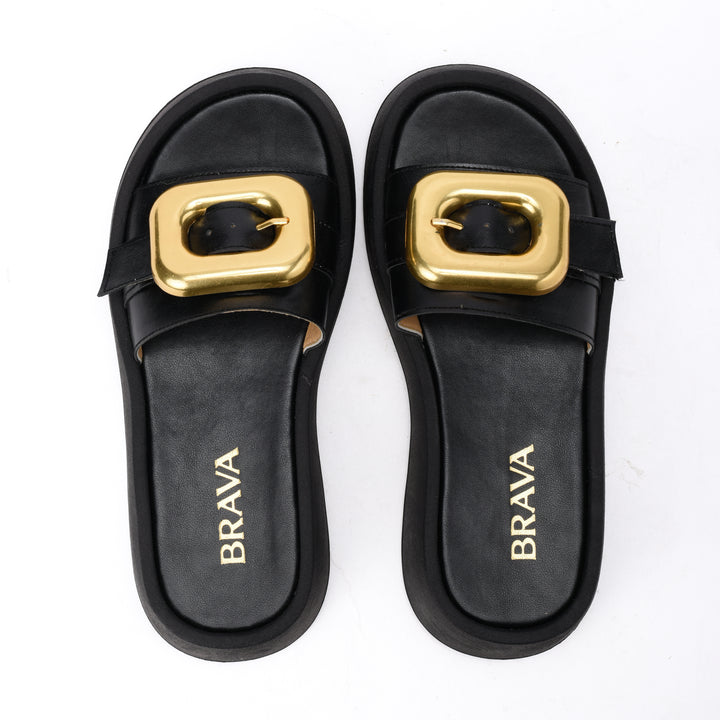 Brava Black Chérie Slide - Buy1 Get1