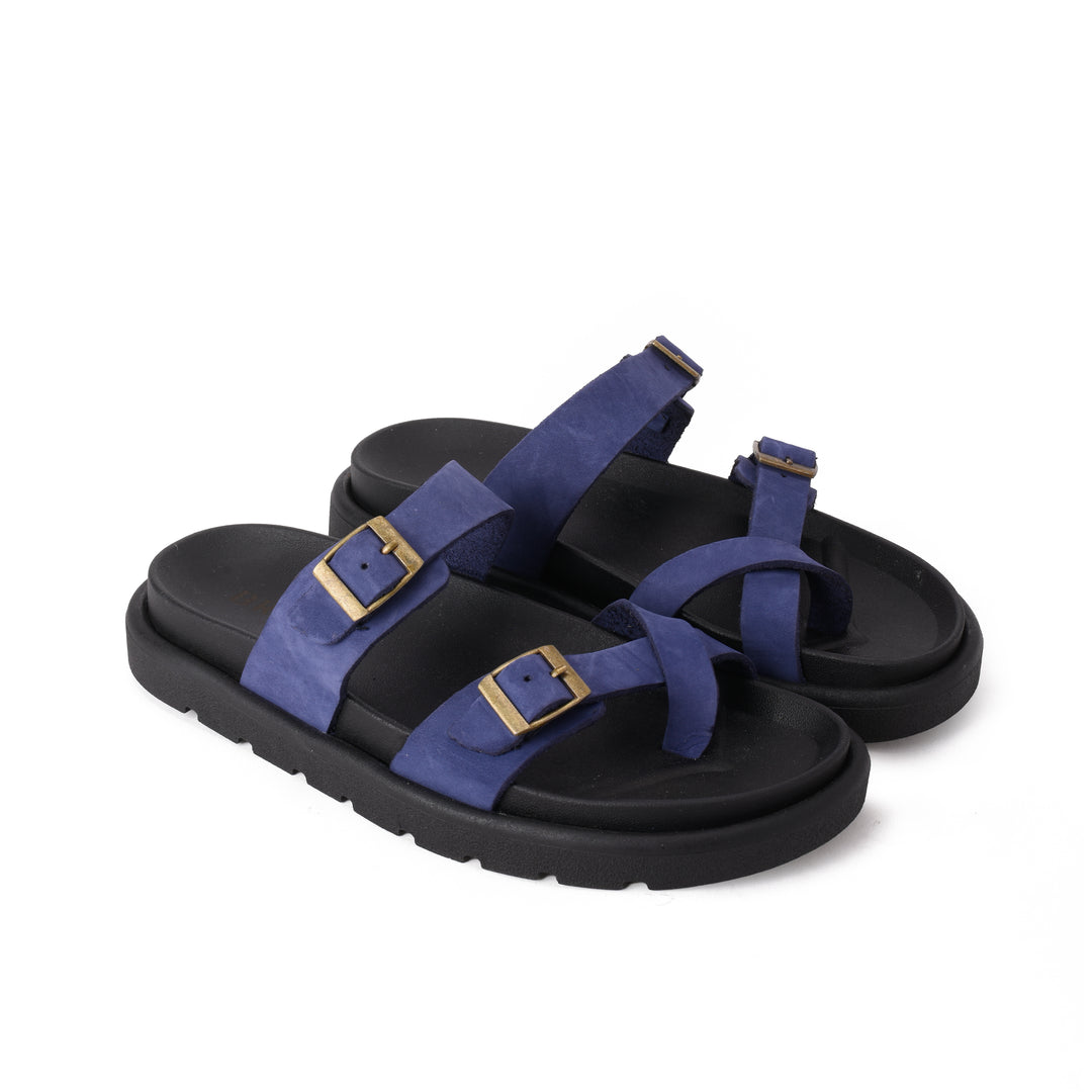 Brava Navy Sahara Buckled - Buy1 Get1