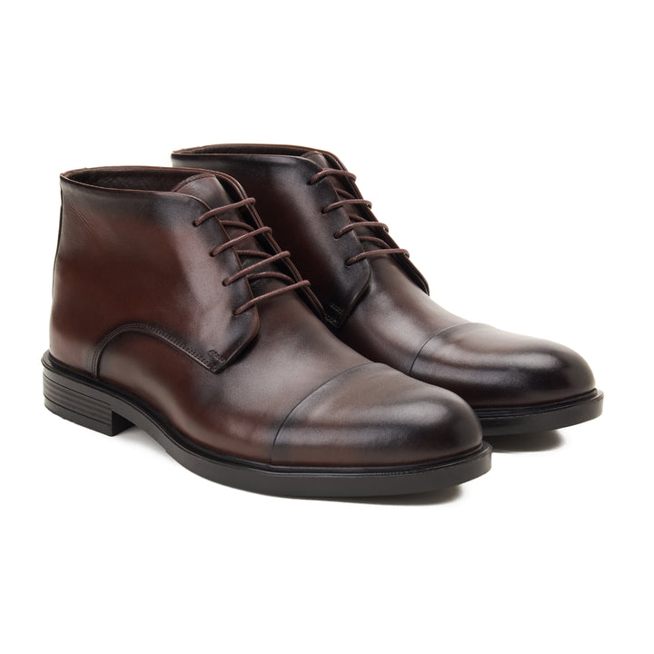 Brava Brownish Cap Toe Half Boot V2
