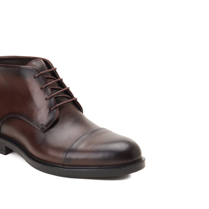 Brava Brownish Cap Toe Half Boot V2