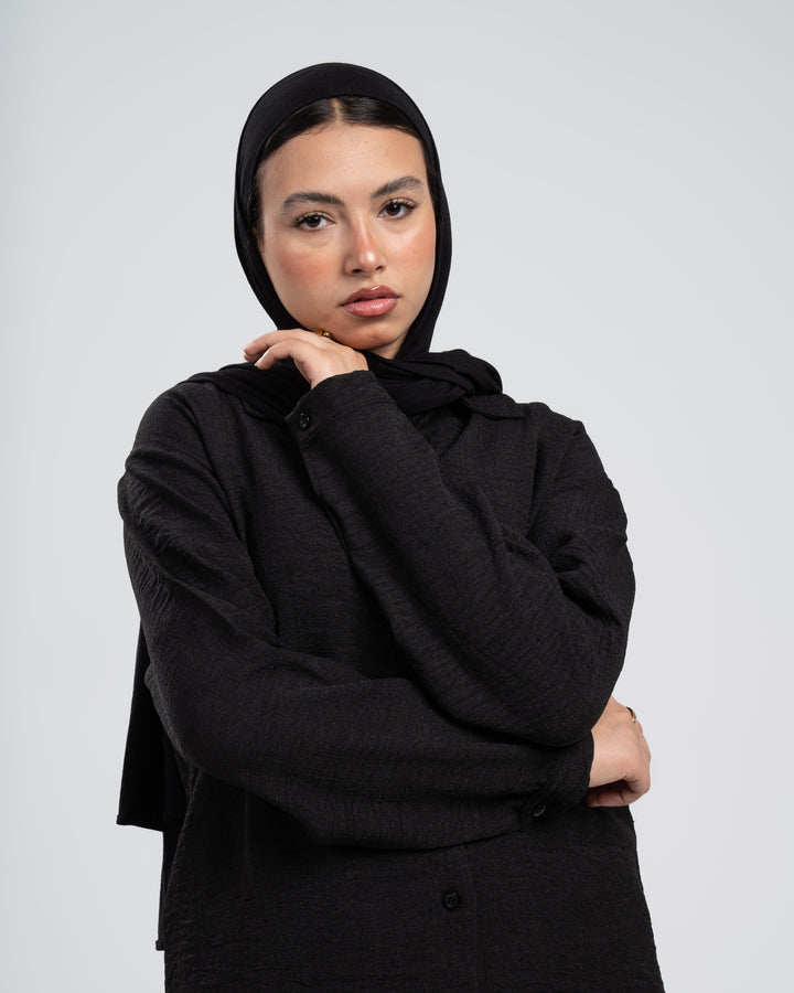 Brava Women Black Linen Set