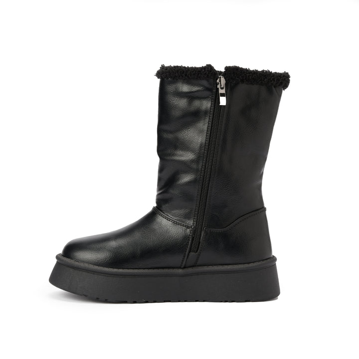 Brava — Ring Cozy Mid Boot- Black