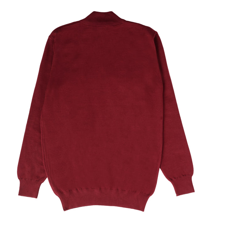 Brava Burgundy Zipped Pullover