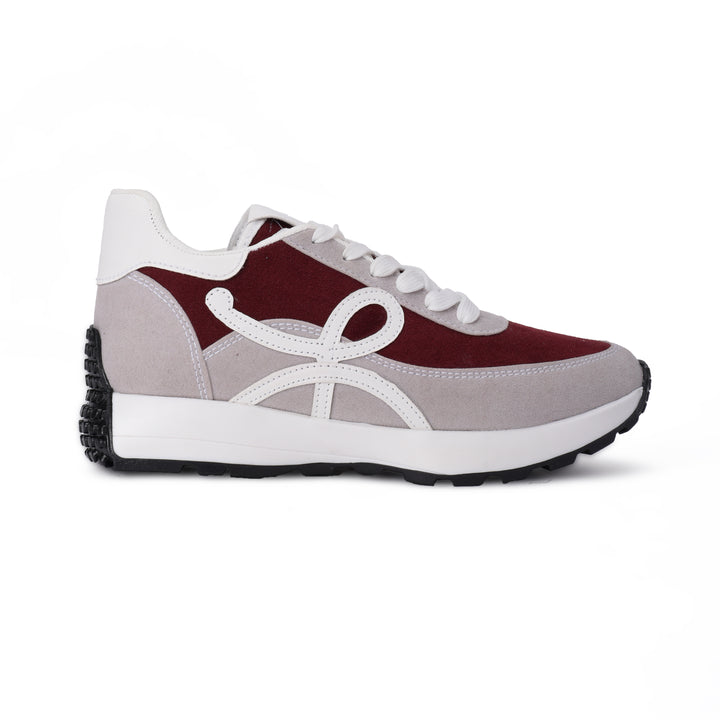 Brava White*Burgundy  Runners