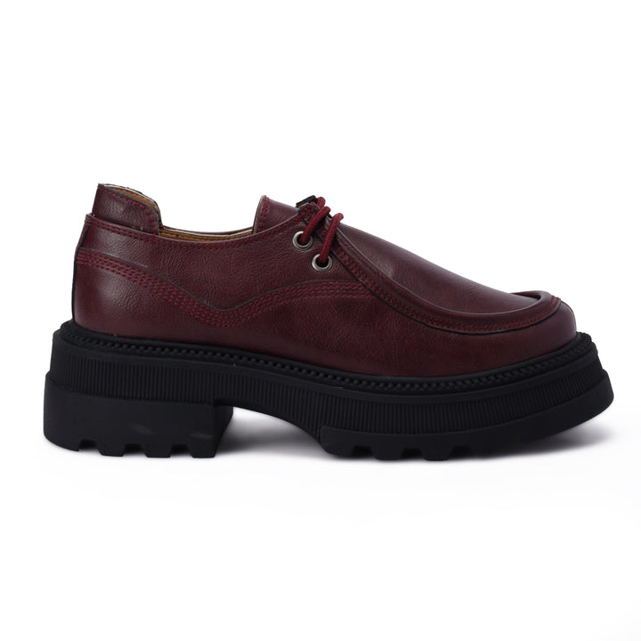 Brava Burgundy Chunky Step Loafer