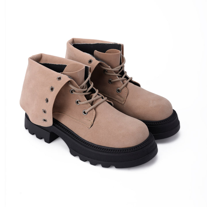 Brava Beige Flip & Fold Boot