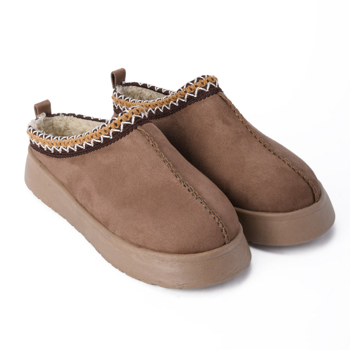 Brava Coffee Luxe Fur Flats