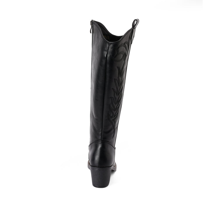 Brava Black Cowboy Boot