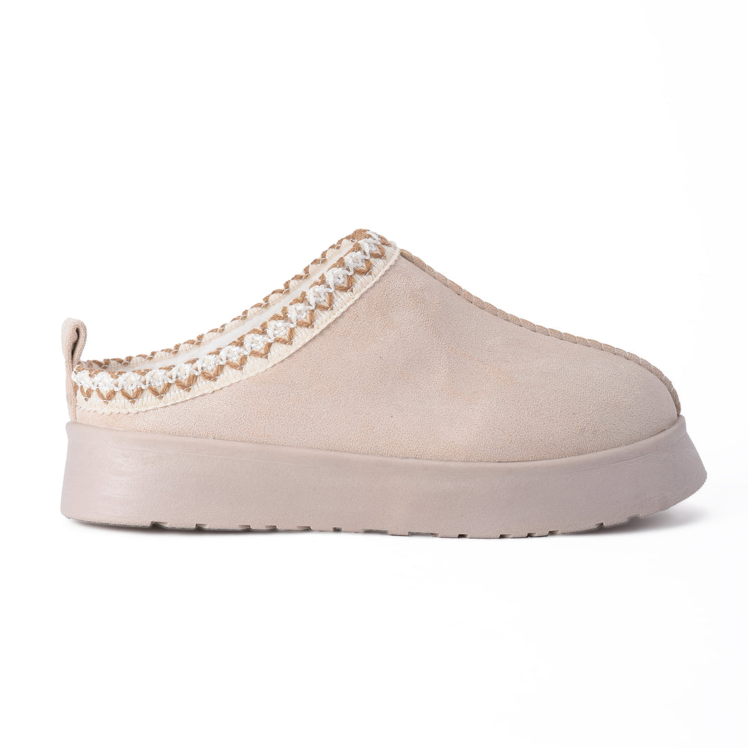 Brava Beige Luxe Fur Flats