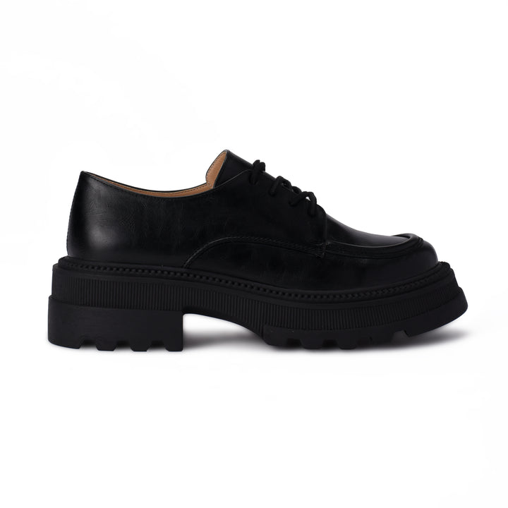 Brava Black Laced Up Shoes